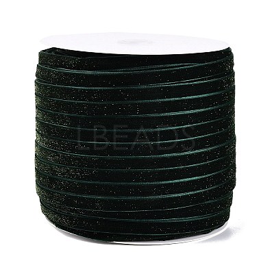 Glitter Sparkle Single Face Velvet Ribbon SRIB-Q023-01B-10-1