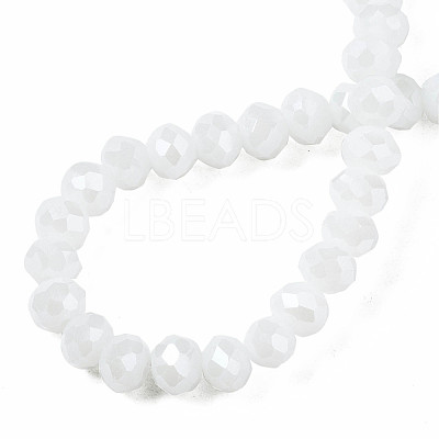 Electroplate Glass Beads Strands EGLA-A034-P10mm-A21-1