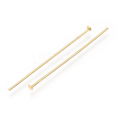 Brass Flat Head Pins KK-G331-11-0.7x40-1