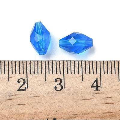 Imitation Austrian Crystal Beads SWAR-F054-9x6mm-25-1