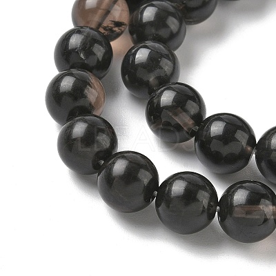 Natural Ice Obsidian Beads Strands G-P590-A03-10mm-03-1
