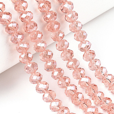 Electroplate Glass Beads Strands LS-EGLA-A034-T2mm-A34-1