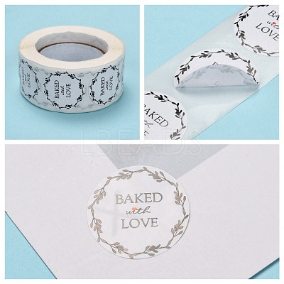Baked with Love Stickers DIY-E023-07G-1