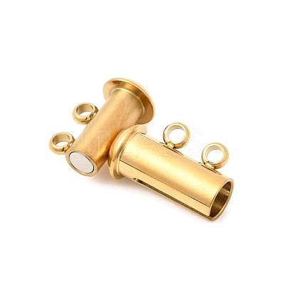 304 Stainless Steel Slide Lock Clasps STAS-F350-05A-G-1