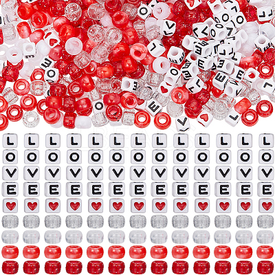 Valentine's Day Theme DIY Beads Kits DIY-SP0002-04-1