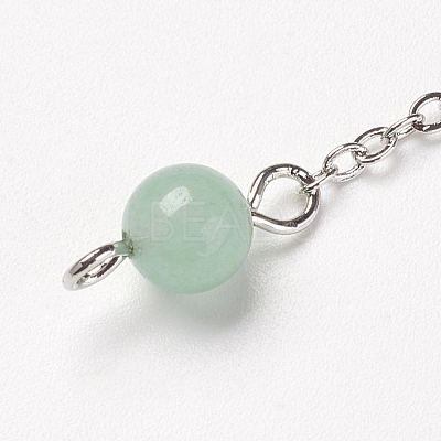 Chakra Natural Green Aventurine Dowsing Pendulums X-G-F516-01F-1