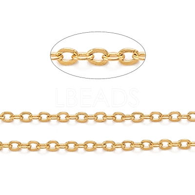 Ion Plating(IP) 304 Stainless Steel Cable Chains CHS-H017-01G-20M-1