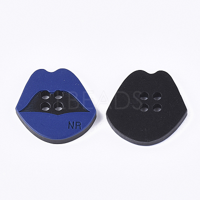 4-Hole Resin Buttons RESI-S377-22A-1