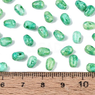 Picasso Glass Seed Beads SEED-N012-10G-1
