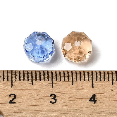 Transparent K9 Glass Beads GLAA-E048-01-1