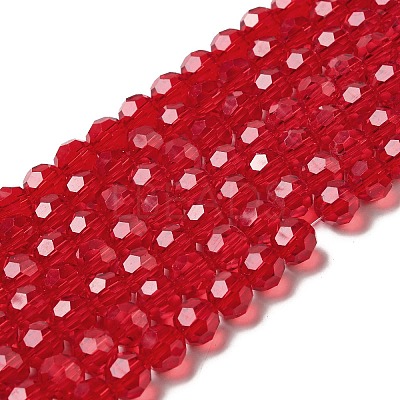 Transparent Glass Beads X-EGLA-A035-T8mm-D07-1