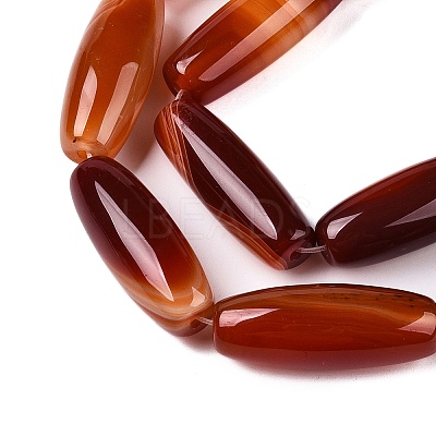 Natural Agate Dyed Beads Strands G-T138-230E-1