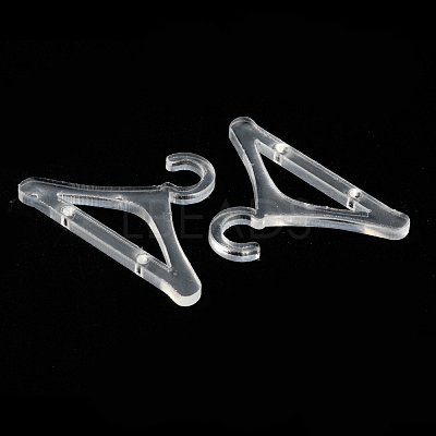 Transparent Acrylic Earring Display Stands EDIS-WH0016-005-1