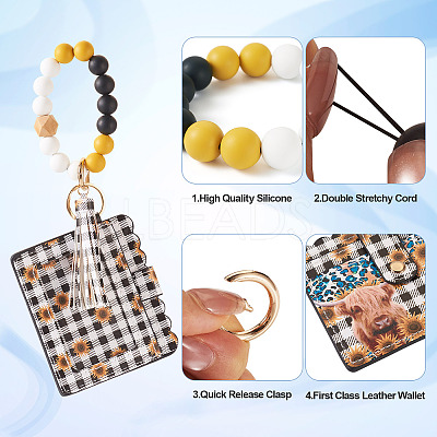 Silicone Beads Keychain KEYC-TAC00024-1