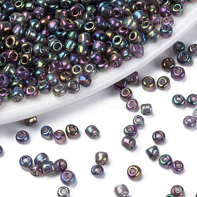 Round Glass Seed Beads SEED-A007-4mm-171A-1