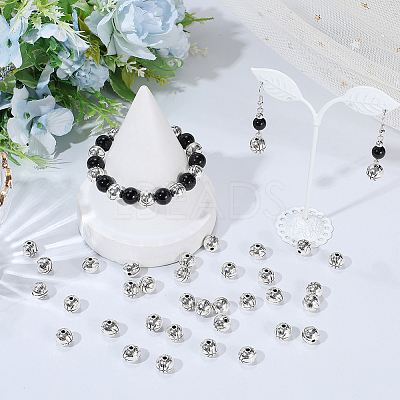 50Pcs Tibetan Style Alloy Beads FIND-PA0001-43A-1