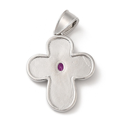 Eco-Friendly Brass Pendants KK-M246-02P-1