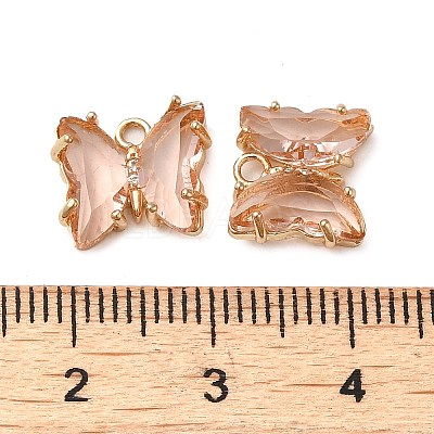 Brass with Glass Pendants FIND-Z020-02G-1