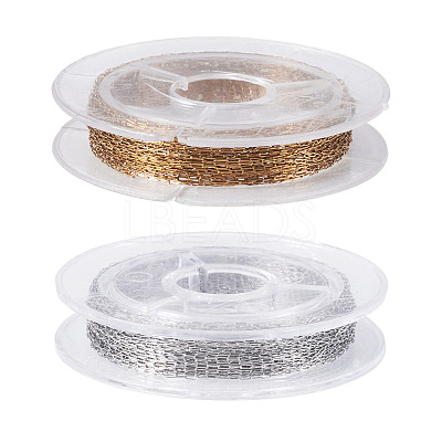10M 2 Colors Ion Plating(IP) 304 Stainless Steel Chains CHS-TA0001-59-1