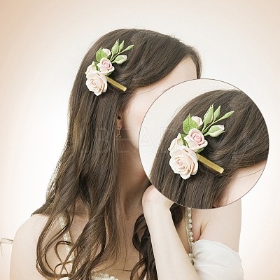 Brass Filigree Hair Barrette PHAR-SZ0001-01MG-1