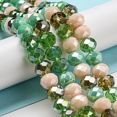 Glass Beads Strands EGLA-A034-M10mm-51-1