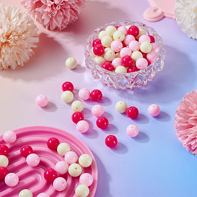 Opaque Acrylic Beads OACR-TAC0014-06A-1