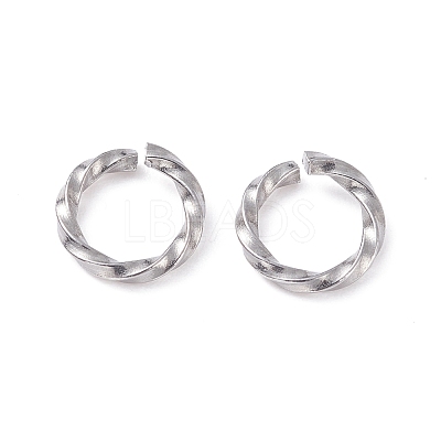 Tarnish Resistant 304 Stainless Steel Open Jump Rings STAS-F191-12P-B-1