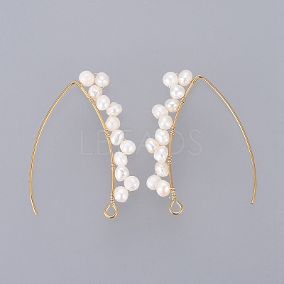 PVD Vacuum Plating 304 Stainless Steel Earring Hooks EJEW-JE03759-1
