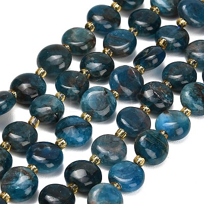 Natural Apatite Beads Strands G-H005-B14-01-1