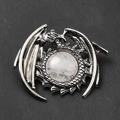 Natural Quartz Crystal Pendants G-B033-05AS-19-1