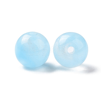 Opaque Acrylic Beads OACR-E014-19B-06-1