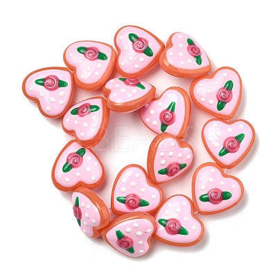 Baking Paint Glass Enamel Beads LAMP-V001-06C-1