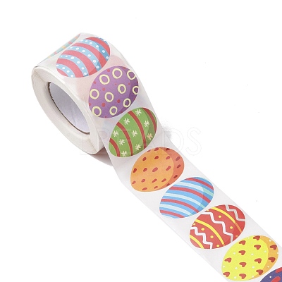 9 Patterns Easter Theme Self Adhesive Paper Sticker Rolls DIY-C060-02B-1