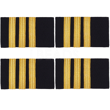 Silk Aviation Epaulette AJEW-CY0002-53A-1