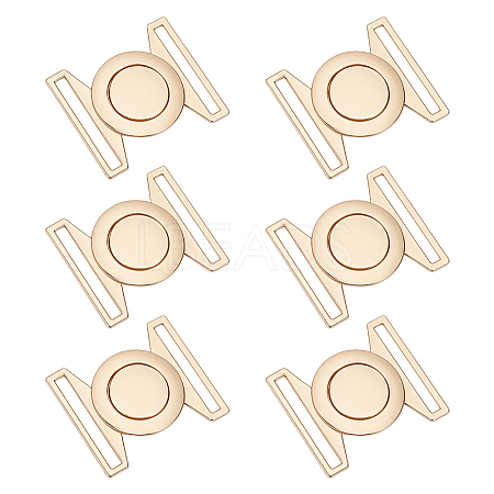 6 Sets Zinc Alloy Side Release Buckles FIND-BC0019-63LG-1