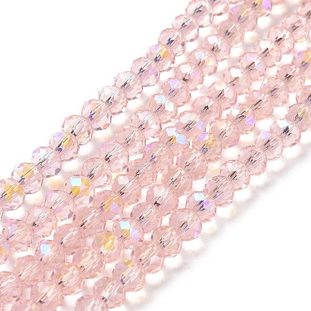 Electroplate Glass Beads Strands LS-EGLA-A034-T4mm-L18-1