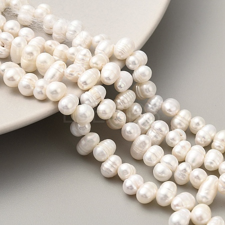 Natural Cultured Freshwater Pearl Beads Strands PEAR-A006-23A-1