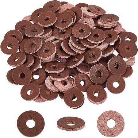 Leather Washers AJEW-WH0317-35-1