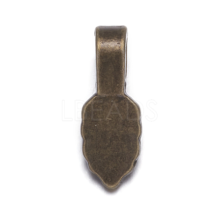 Tibetan Style Pendant Bails X-MAB3357Y-1