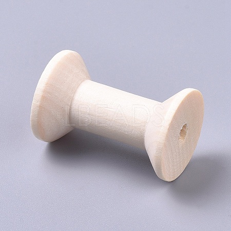 Wood Thread Bobbins LS-ODIS-WH0005-18-1
