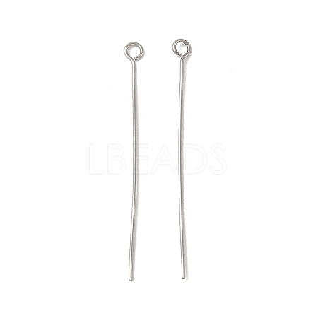 304 Stainless Steel Eye Pins STAS-K293-13P-0.6x40mm-1