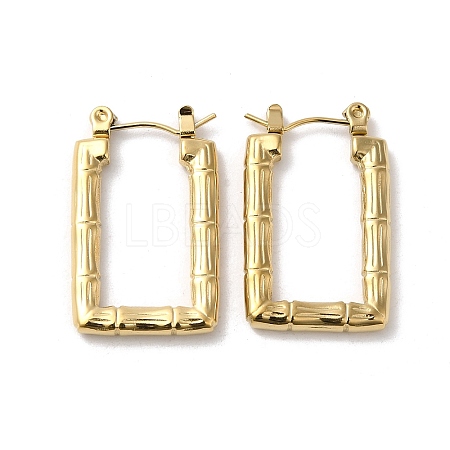 Rack Plating 304 Stainless Steel Hoop Earrings for Women EJEW-Z026-26G-1