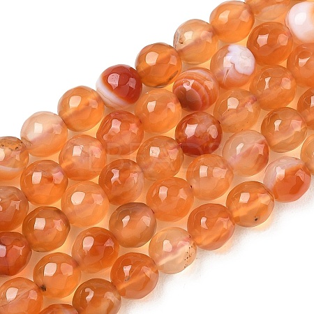 Natural Agate Beads Strands G-C082-A01-62-1
