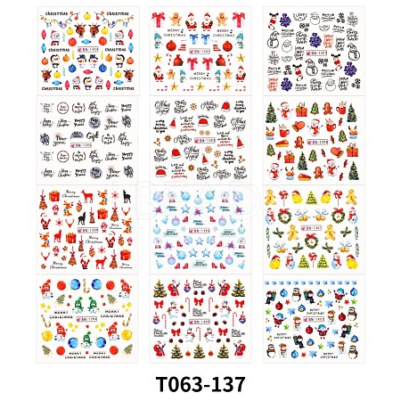 Nail Art Transfer Stickers MRMJ-T063-137-1