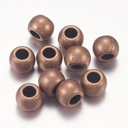 Tibetan Style Alloy Beads K08T4-S-RS-1