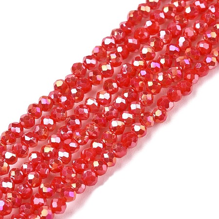 Electroplate Glass Beads Strands LS-EGLA-A044-P1mm-B22-1