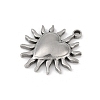 304 Stainless Steel Pendants STAS-D366-01K-P-2