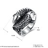 Men's Stainless Steel Finger Rings RJEW-BB29815-10-6