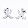 Non-Tarnish 201 Stainless Steel Charms STAS-T044-217P-K-2
