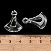 Transparent Acrylic Pendants TACR-G048-42-3